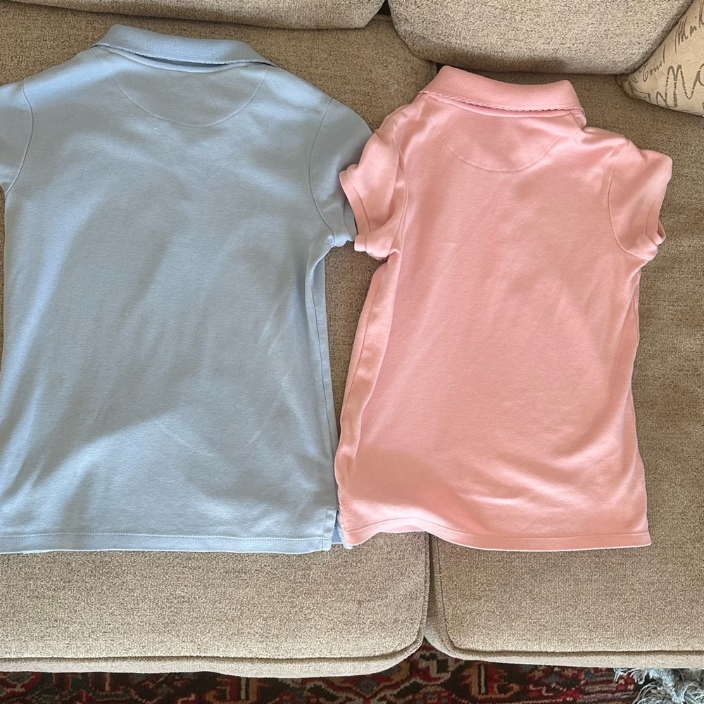 Kids Nautica Polo Shirts - Blue and Pink - Picture 4 of 4